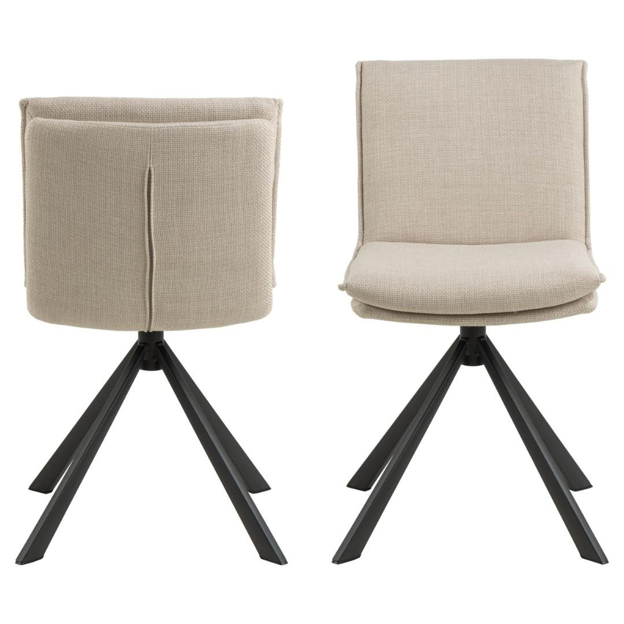 Cranston Matstol Basel tyg Beige