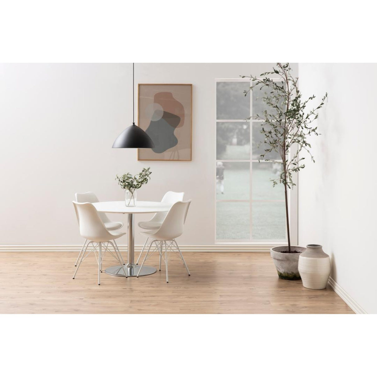 Shibuya Matstol PU Vit/Krom