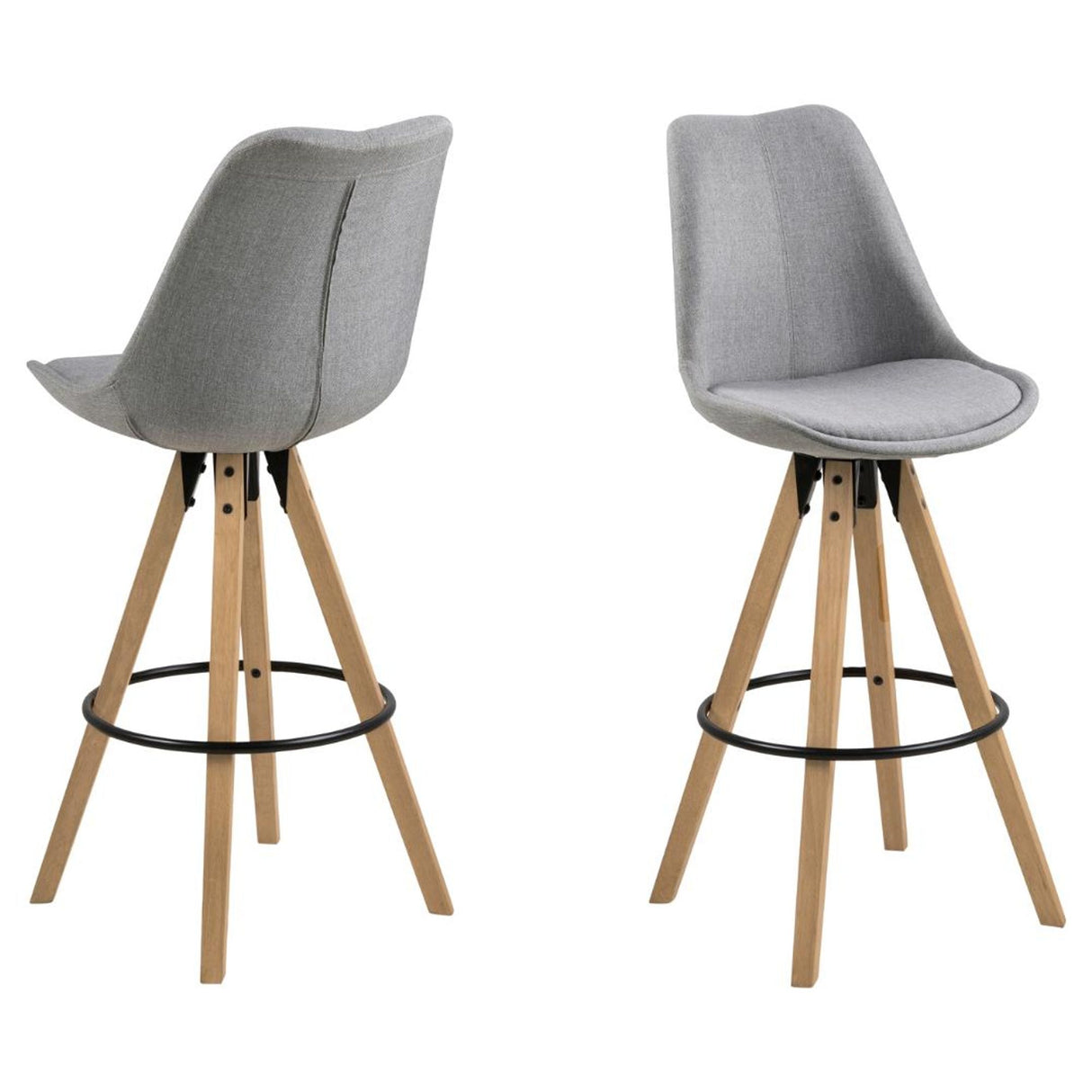 Sento Barstol Corsica tyg Ljusgrå