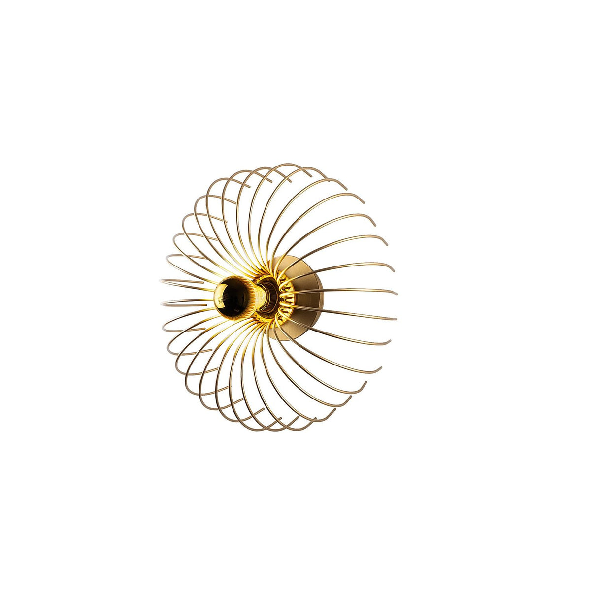 King Vägglampa Guld
