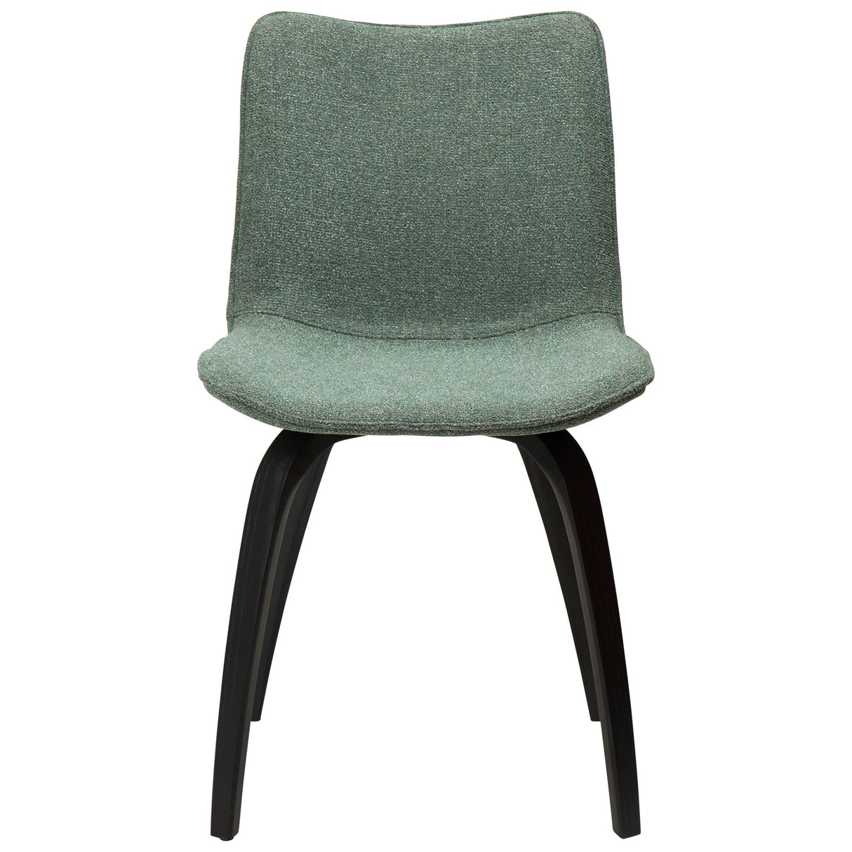 Glee Stol Pebble Green Bouclé, Black