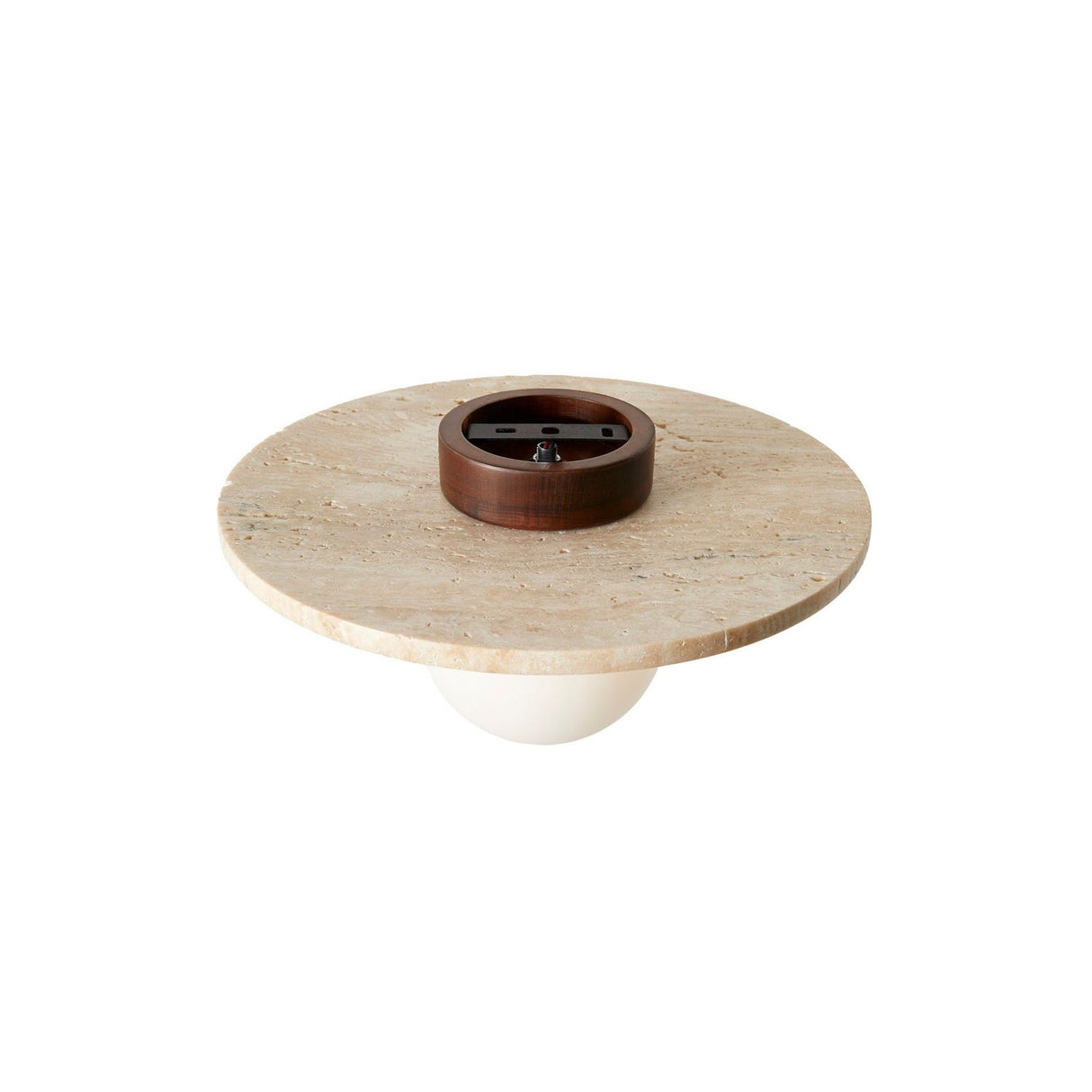 Tor-Tun (H 30 cm) Beige vit Ljuskrona