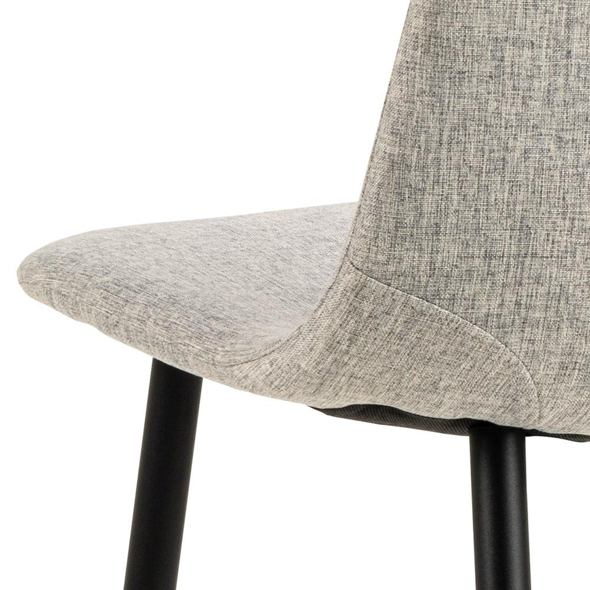 Nicole Matstol Nesia tyg Ljusgrå/Svart