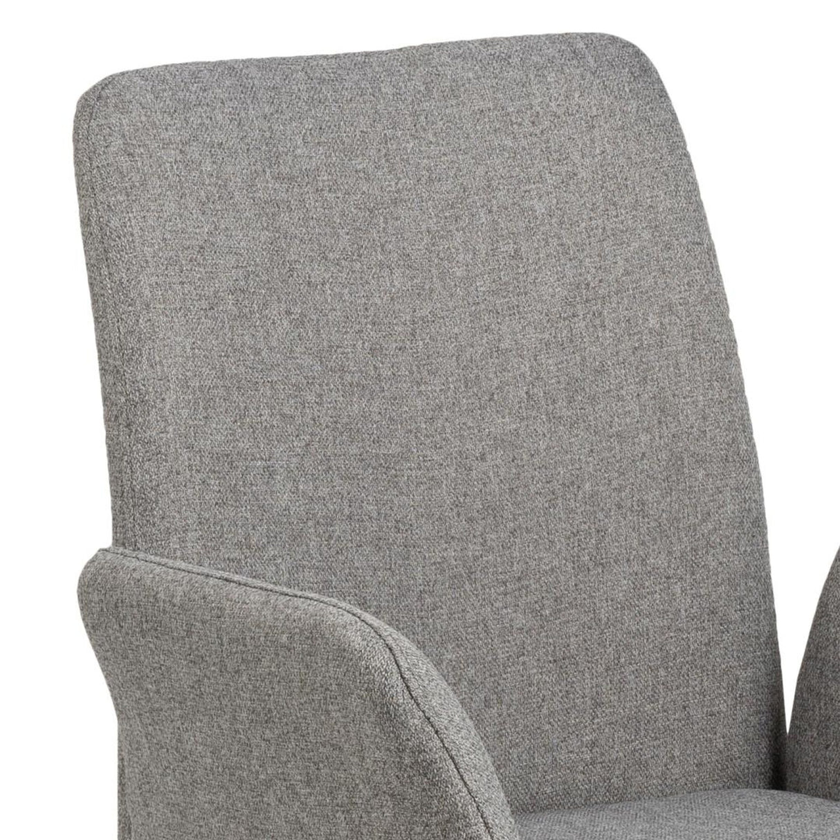 Naya Karmstol Malmo tyg Ljusgrå