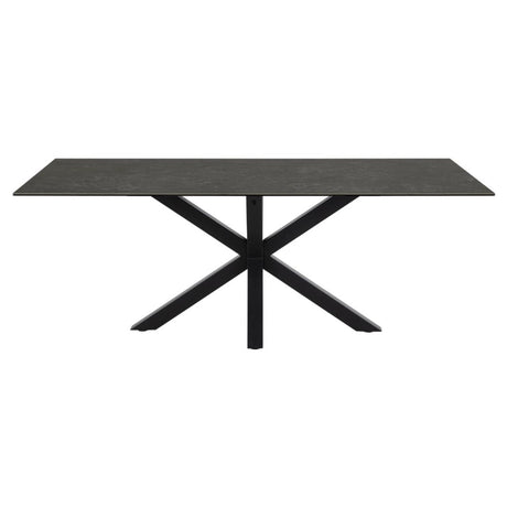 Verdun Matbord 200x100 cm Svart Fairbanks