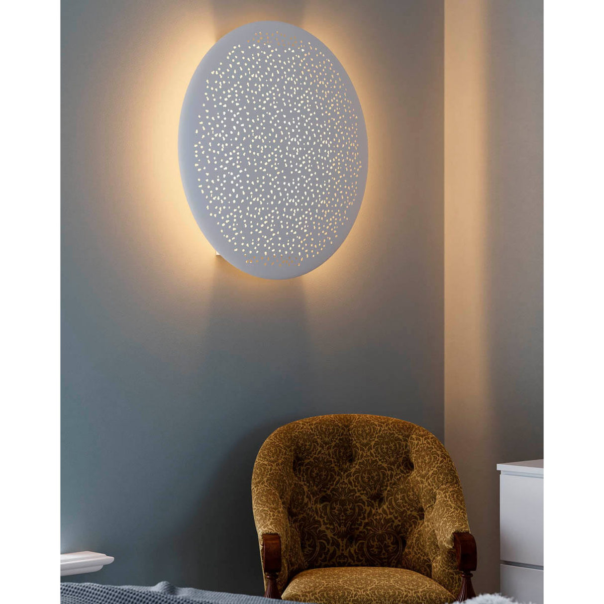 Colby Vägglampa Sandvit