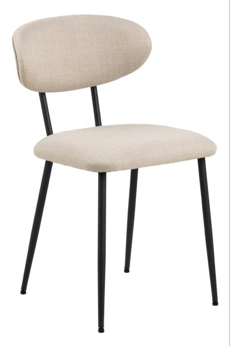 Delfino Matstol Basel tyg Beige