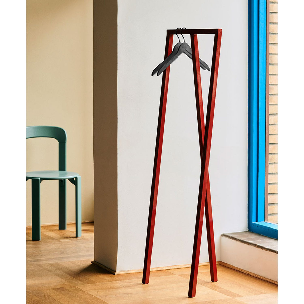 Loop Stand L45 × B39 × H150 cm Klädställning Black
