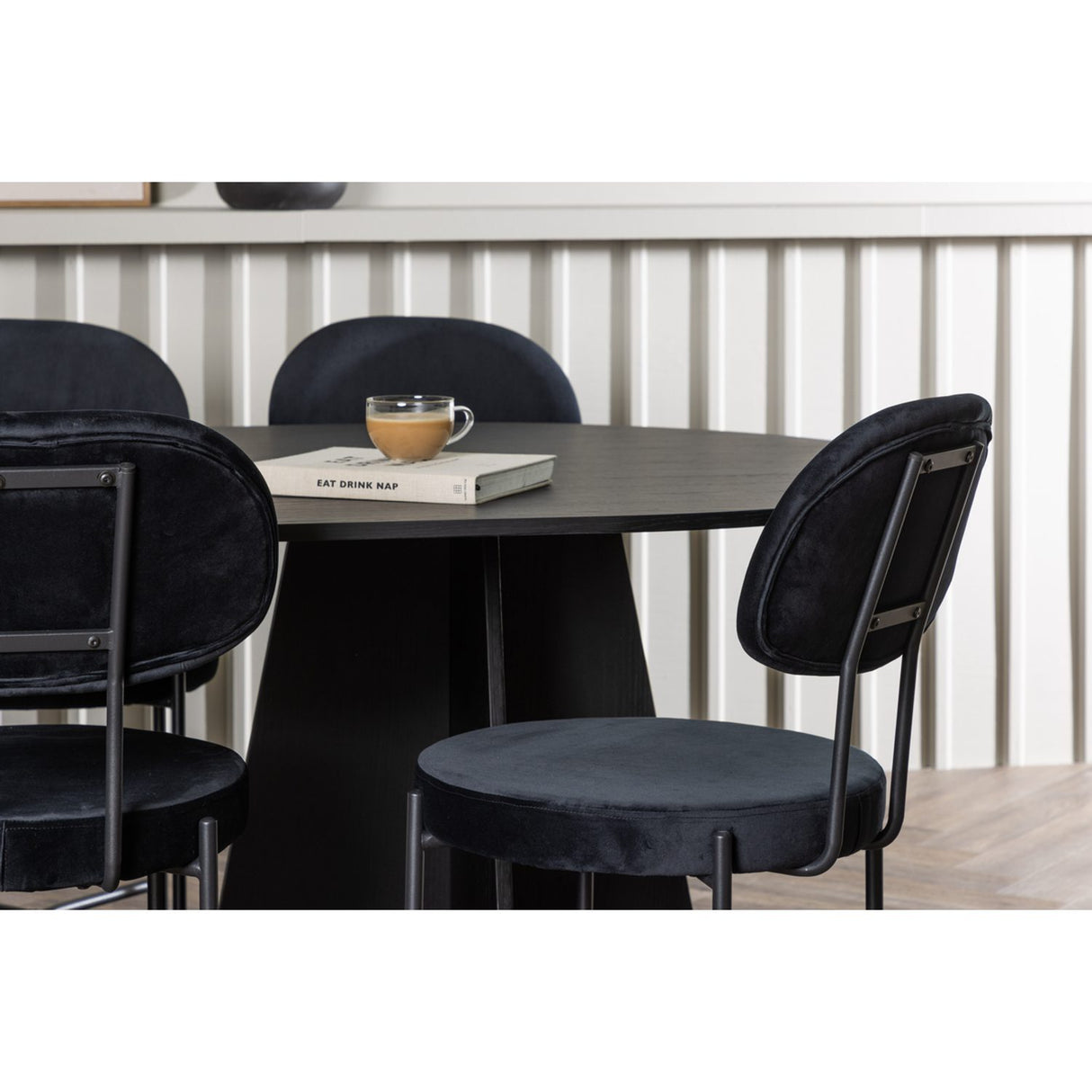 Bootcut, Stella Oval matgrupp Svart, Svart, 230 x 115