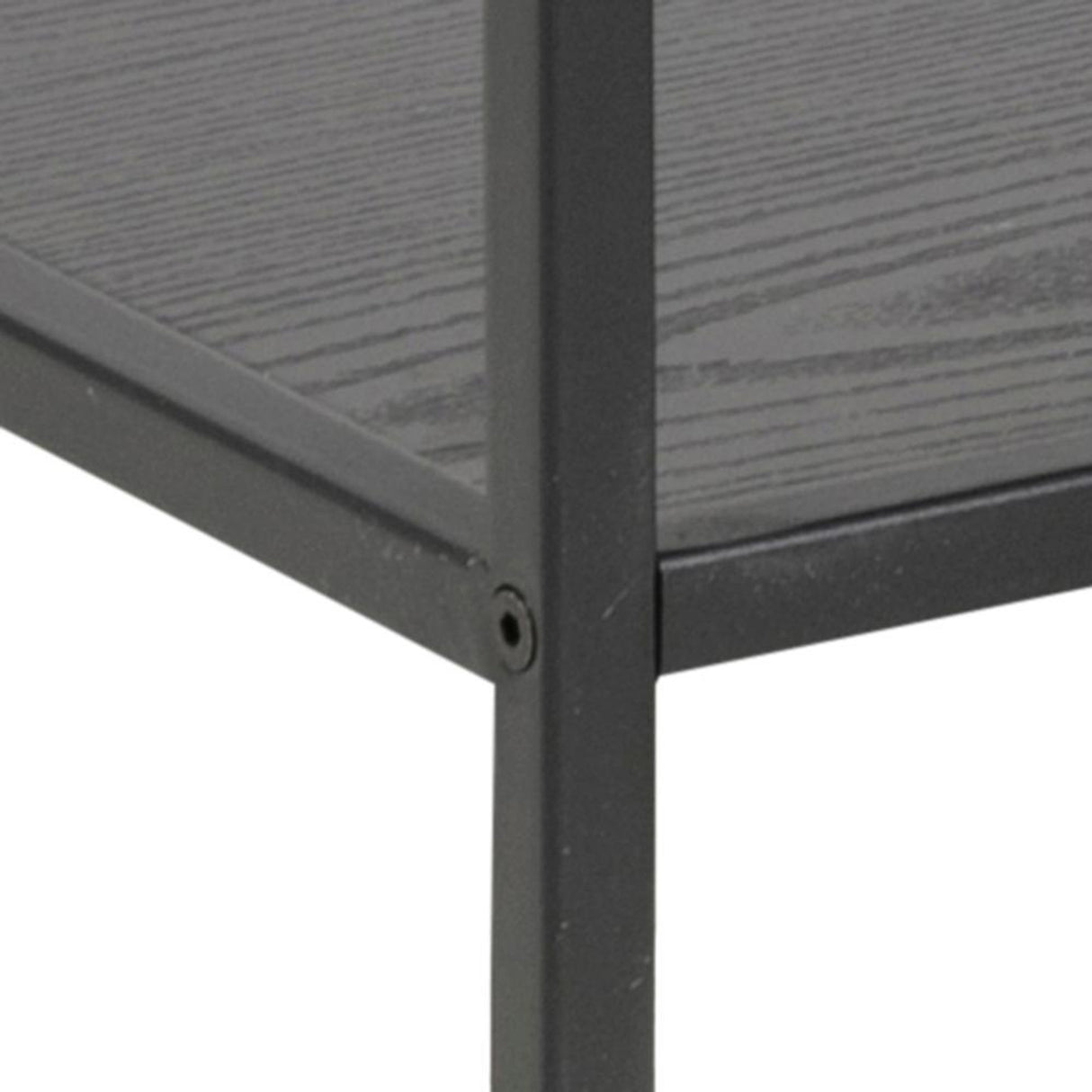 Notting Hill Bokhylla 78x114x35 cm Svart Ask