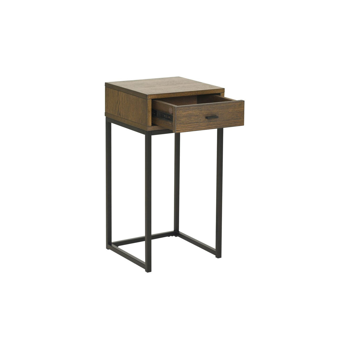 Regal Sängbord Brunlackad Ek, 60 cm