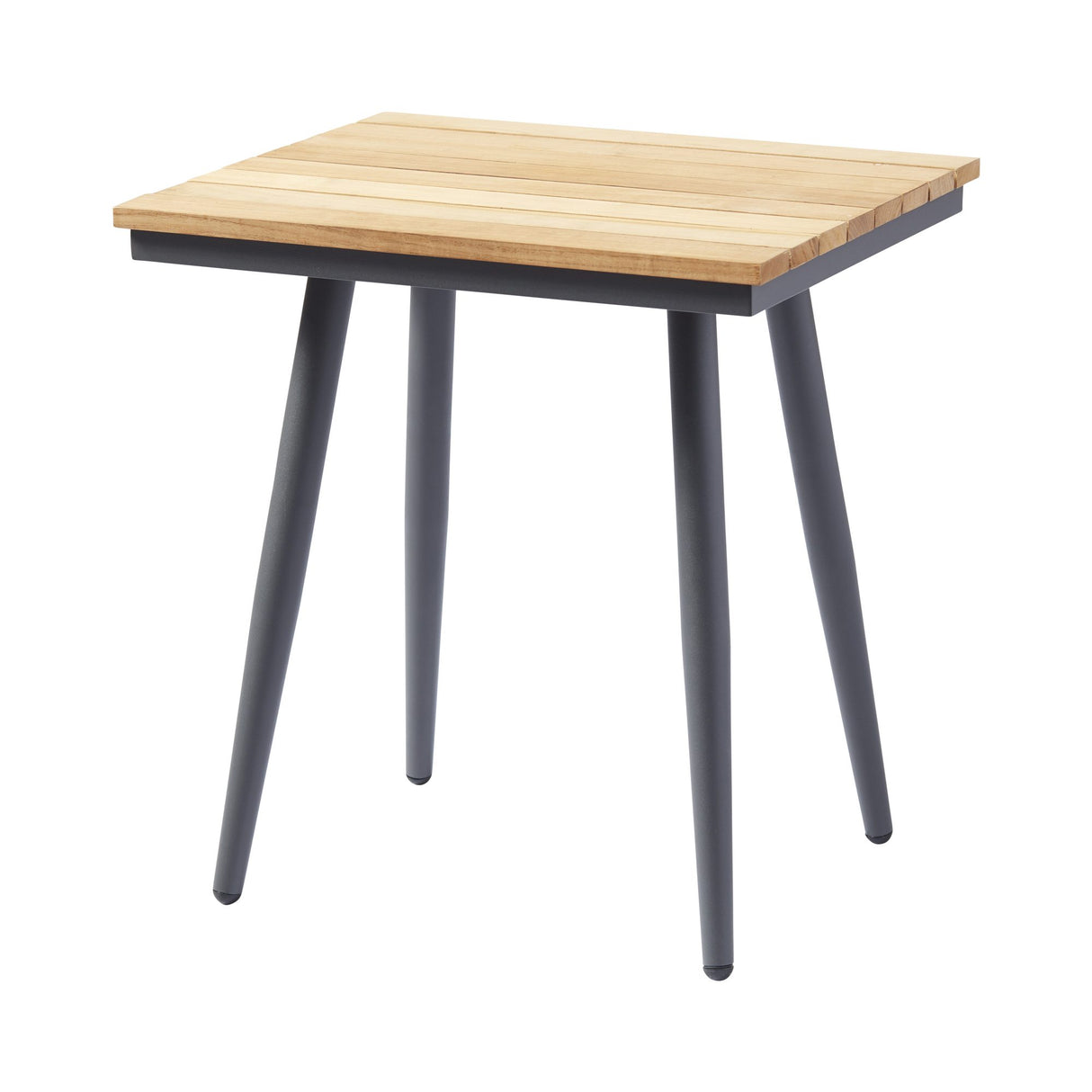 Rio Antracit/Teak Loungebord 50x45 cm