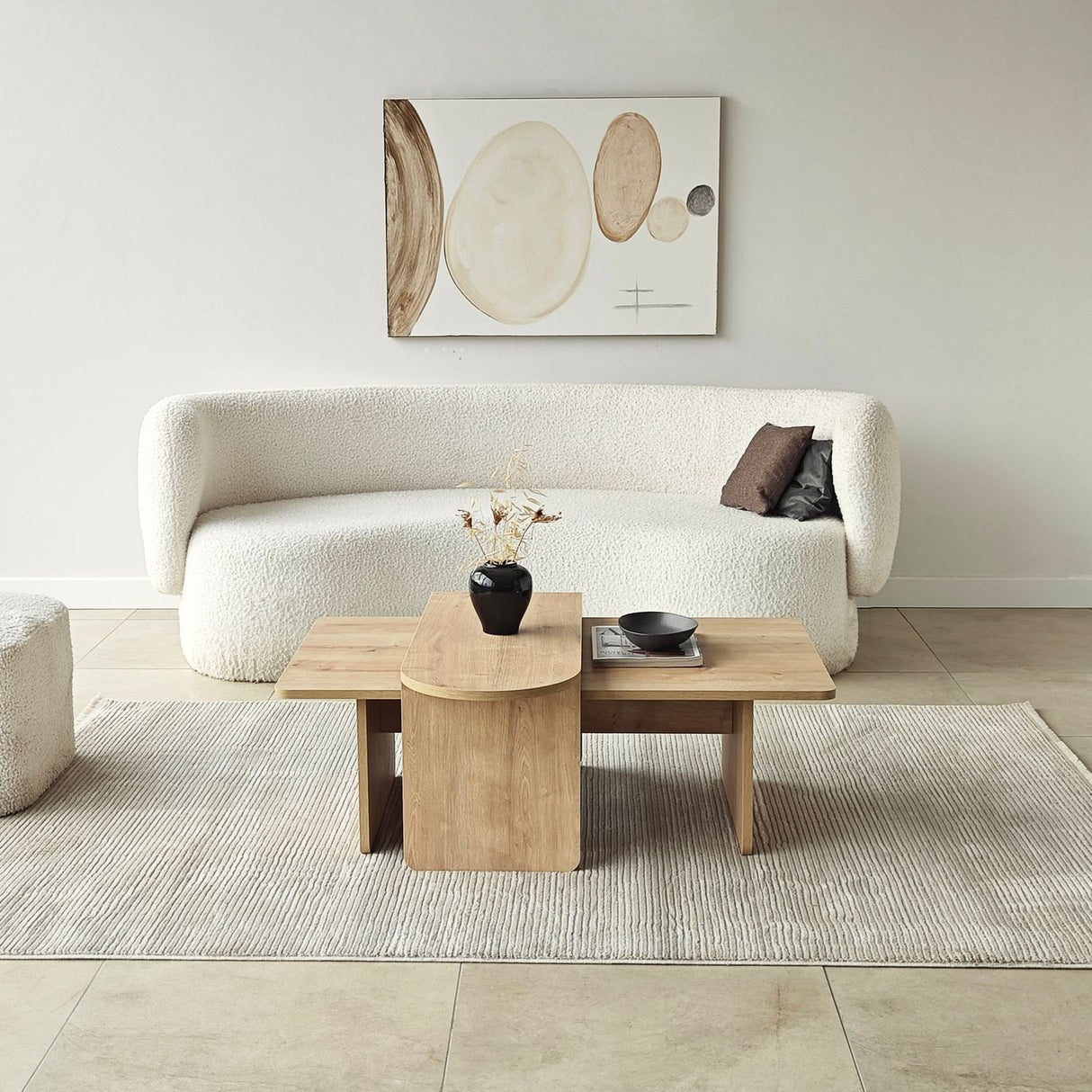 Reykjavik (82 x 40 x 33 cm) Soffbordsset Brons safirek