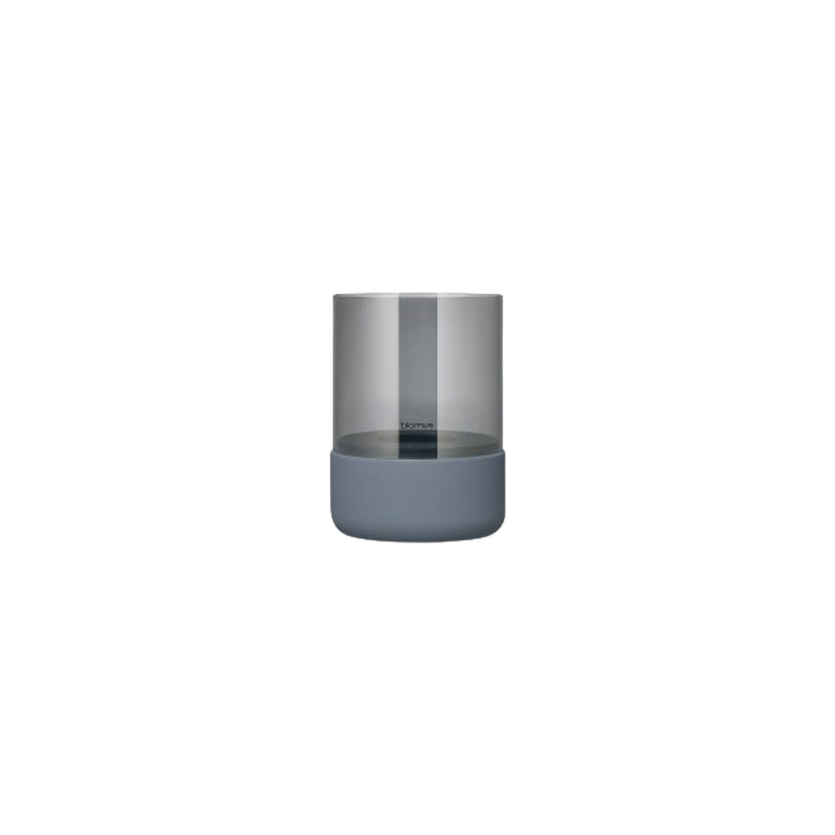 Calma small 14 cm Ljuslykta Steel Gray Smoke