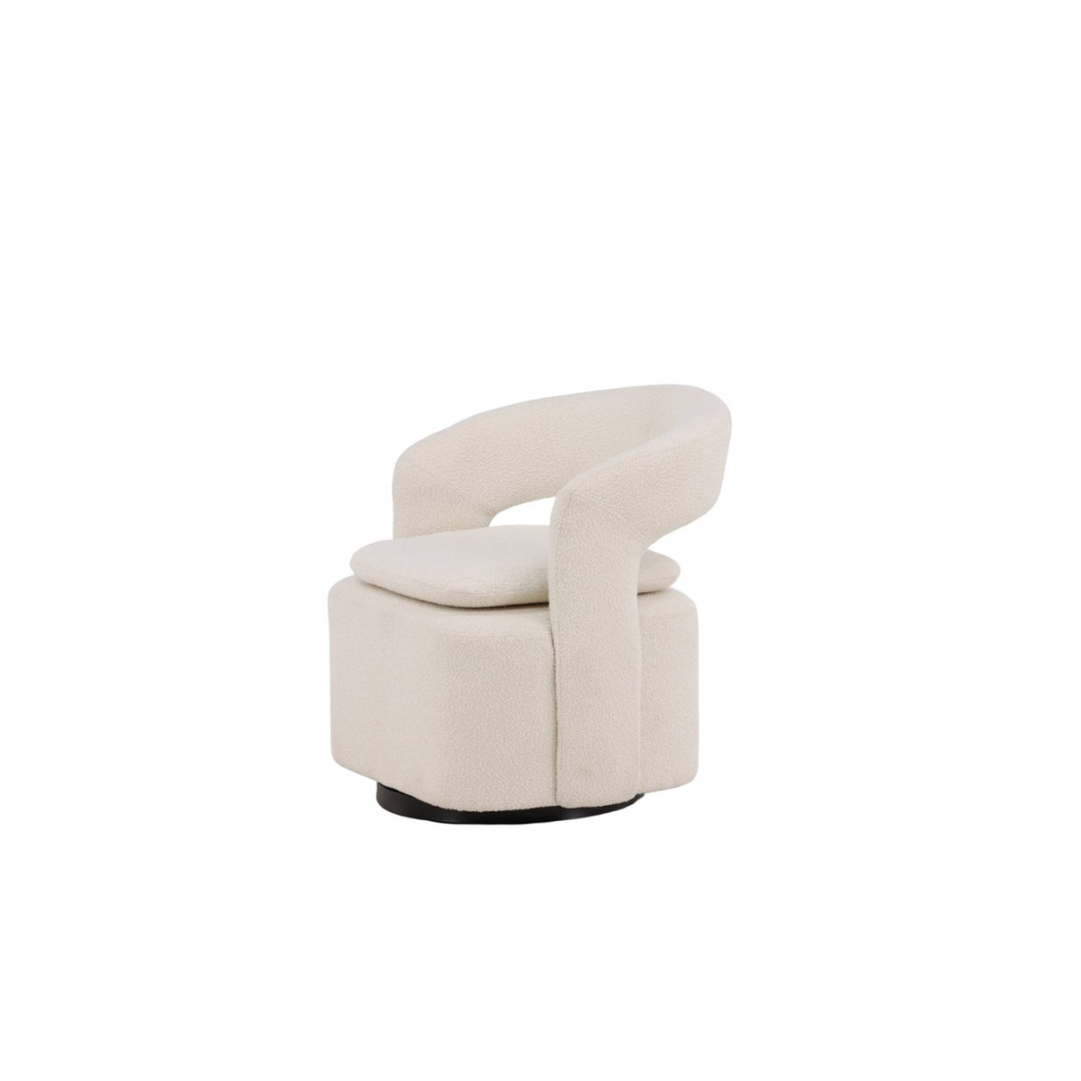 Laurel Fåtölj Vit, Boucle