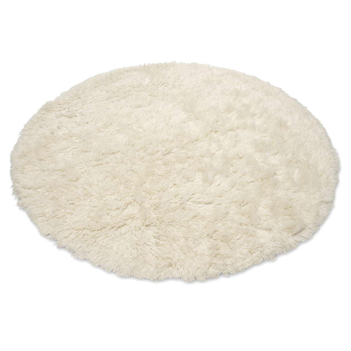 Cloudy Rund 160 cm Matta Naturvit