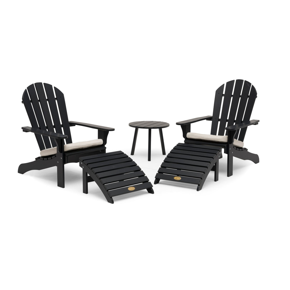 Tennessee Utesidobord Ø50 cm Orkangrå