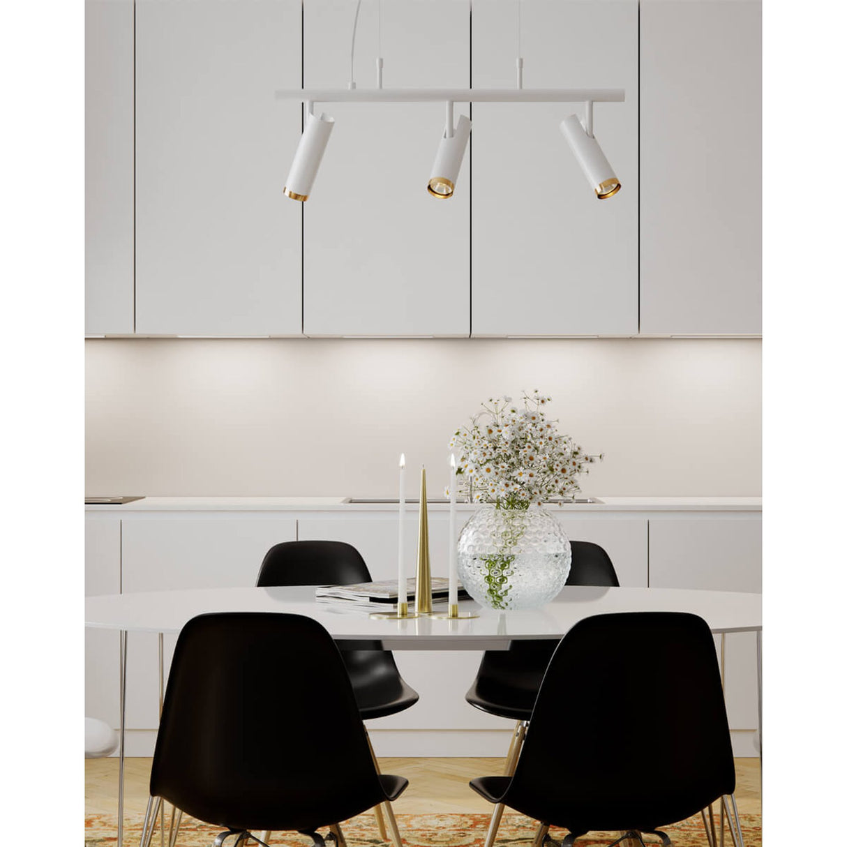 Puls Bar Taklampa 3 Vit Matt