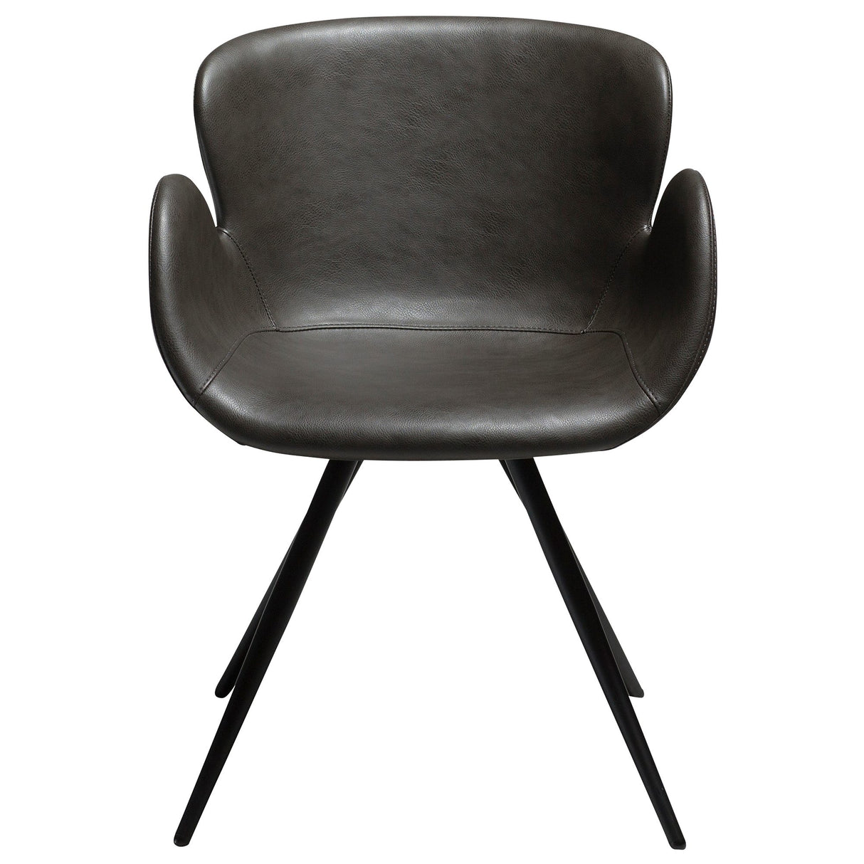 Gaia Stol Vintage Grey Art.Leather, Black