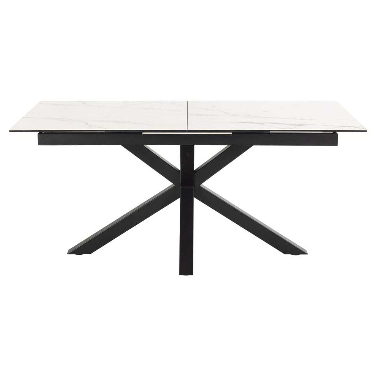 Verdun Matbord 90x168-210 cm Vitt Akranes