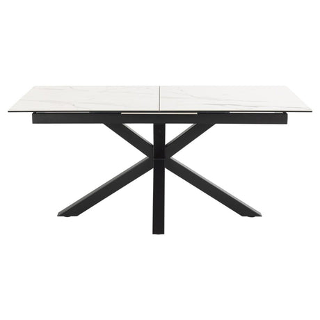 Verdun Matbord 90x168-210 cm Vitt Akranes