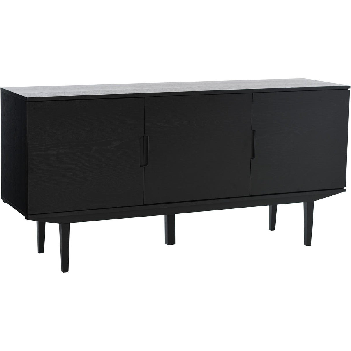 Sagene med 3 Dörrar Sideboard Svart