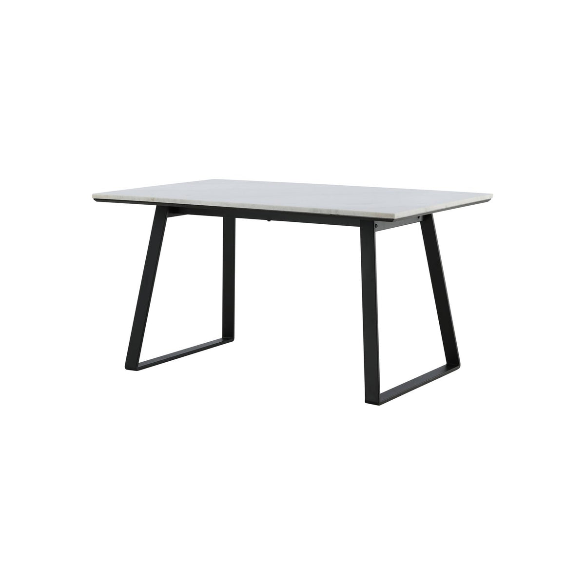 Estelle Rektangulärt matbord Svart,Vit, Marmor, 140 x 90