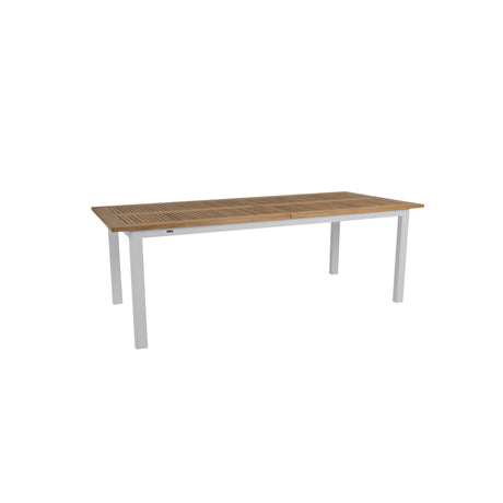 Lyon Utebord 304x100 cm Light Grey/ Teak