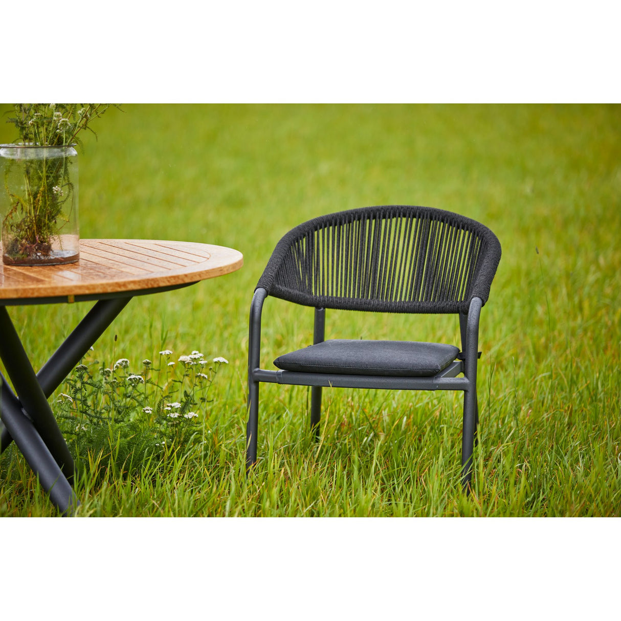 Ekeryd Utestol Antracitgrå 4-pack