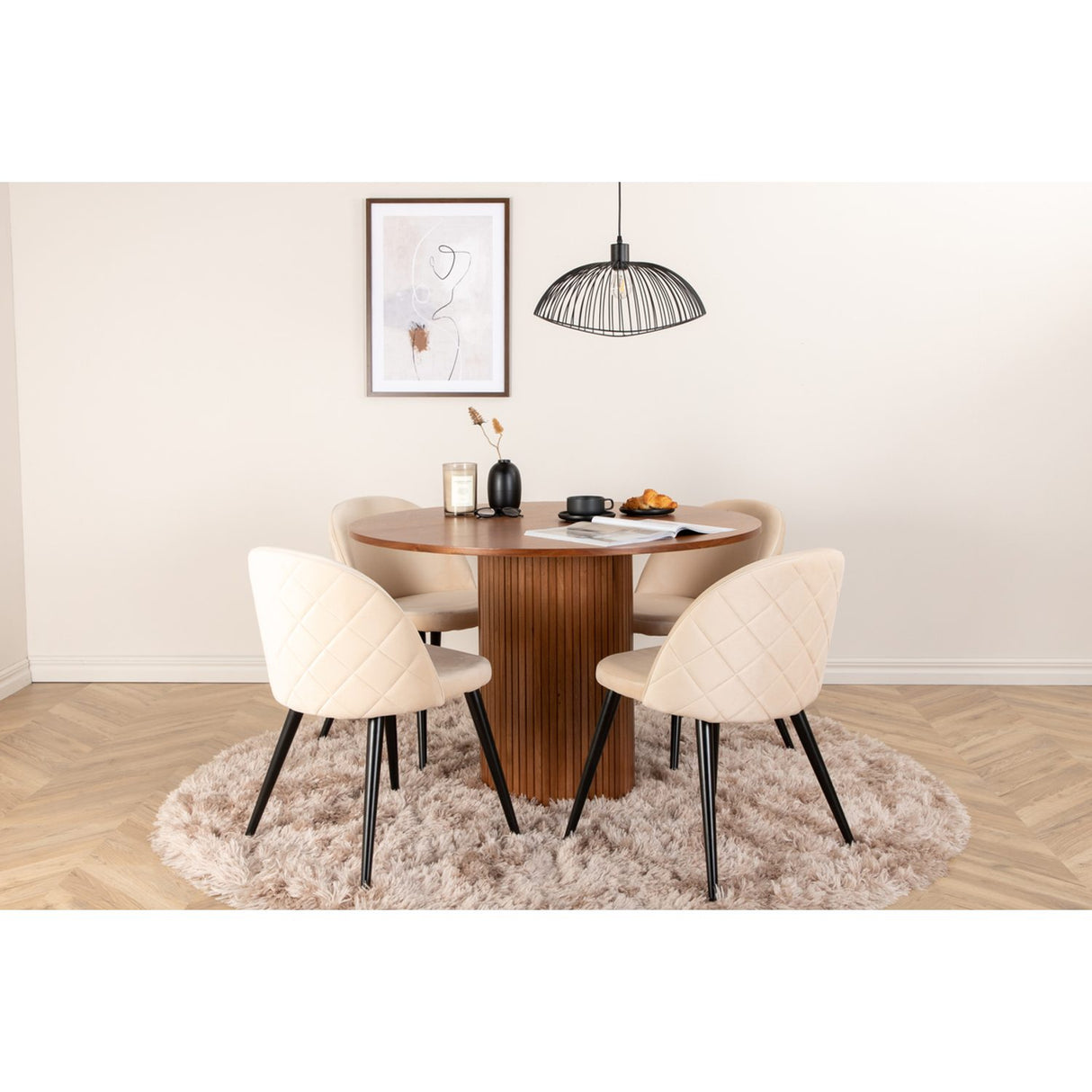 Bianca, Velvet Rund matgrupp