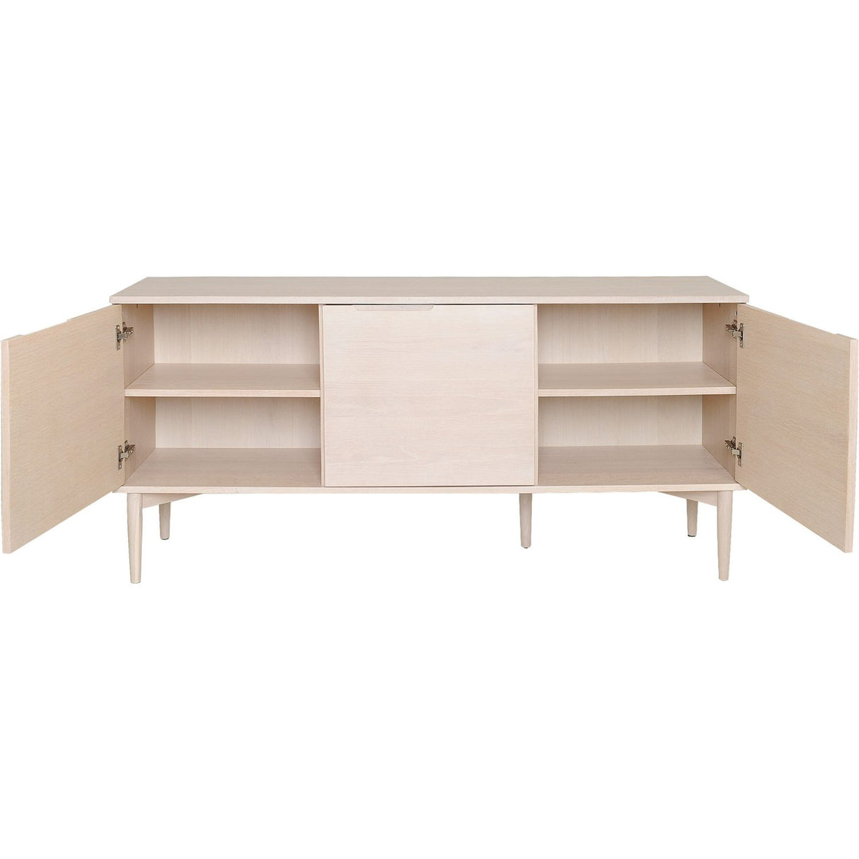 Karmöy 3 Dörrar Sideboard Vitpigmenterad