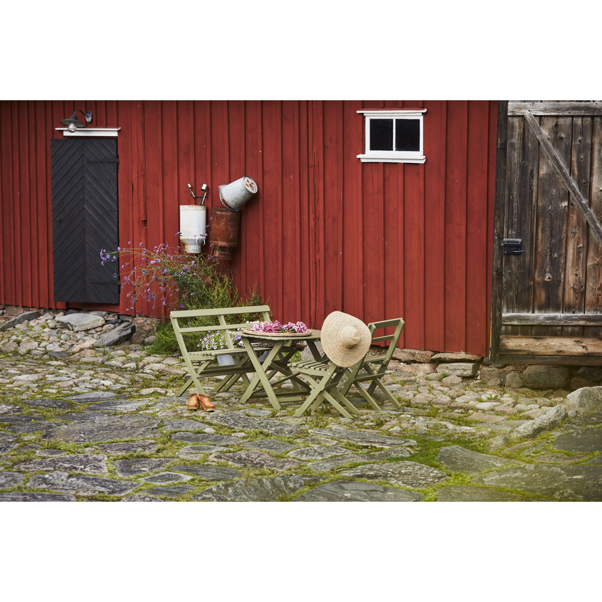 Torpet Utebord 109x67 cm Antikgrön