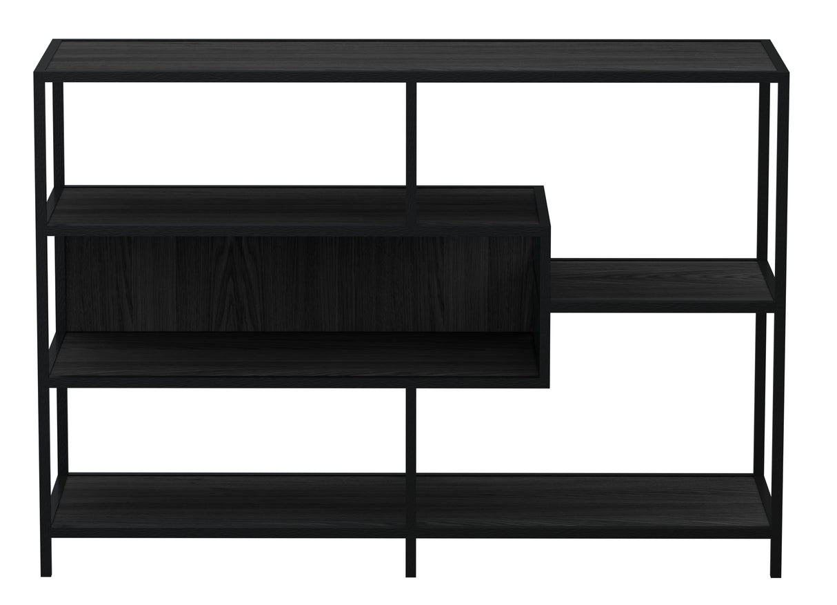 Notting Hill Bokhylla Panel 78x114x35 cm Svart