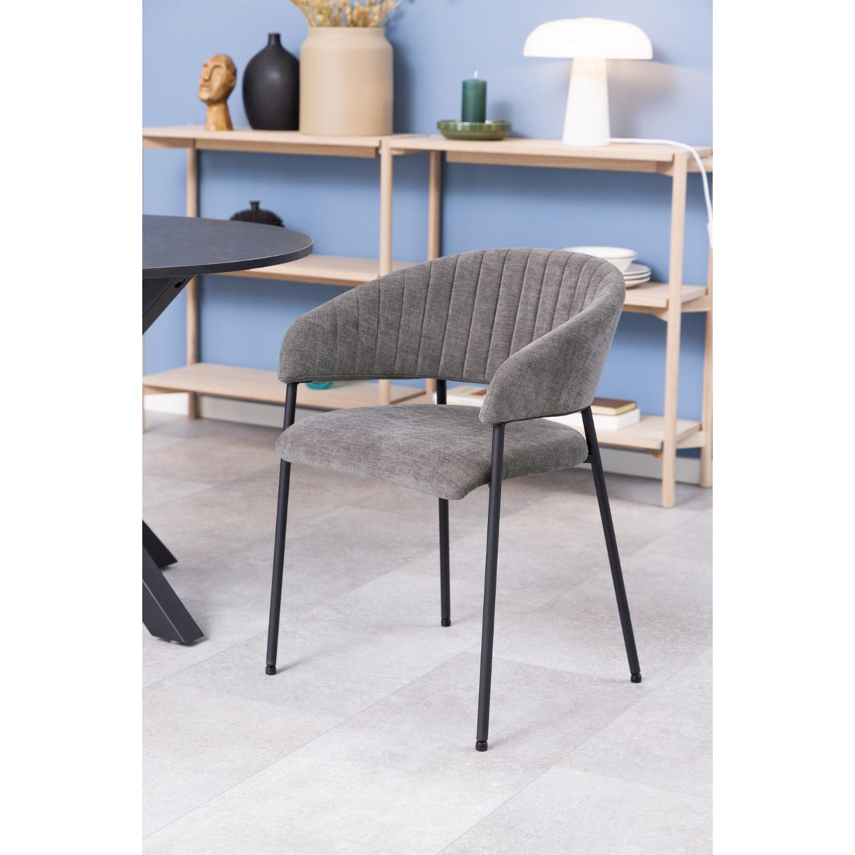 Ford Karmstol Danny tyg Mörkgrå