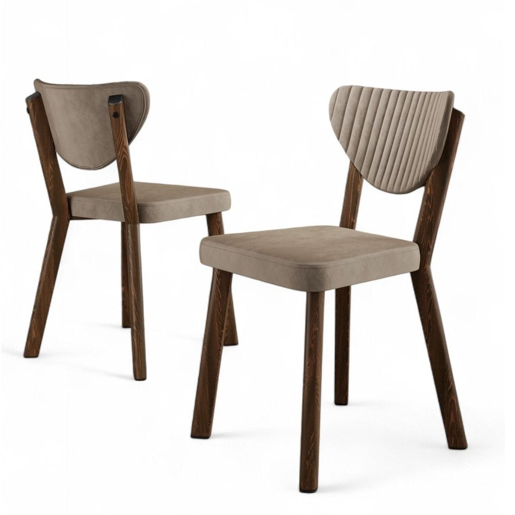Arfe Stolset 6st Cappuccinobrun