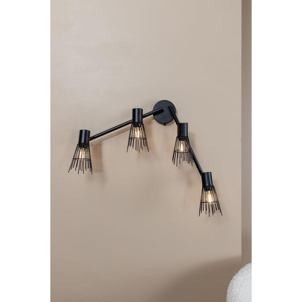 Pico Vägglampa Svart, 19 x 15 x 70