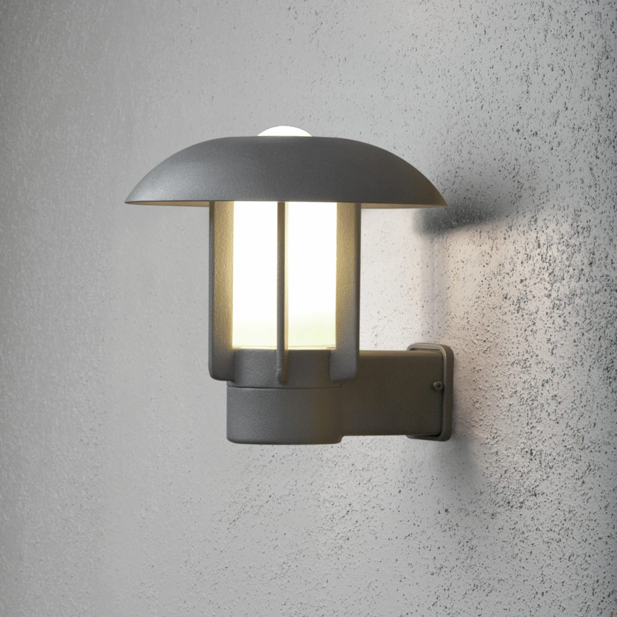 Heimdal E27 Vägglampa Ute Grå