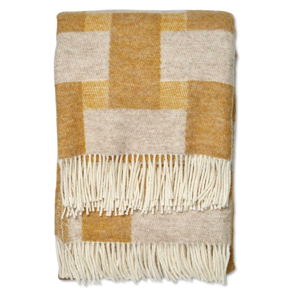 Weave 130x180 cm Pläd Gul