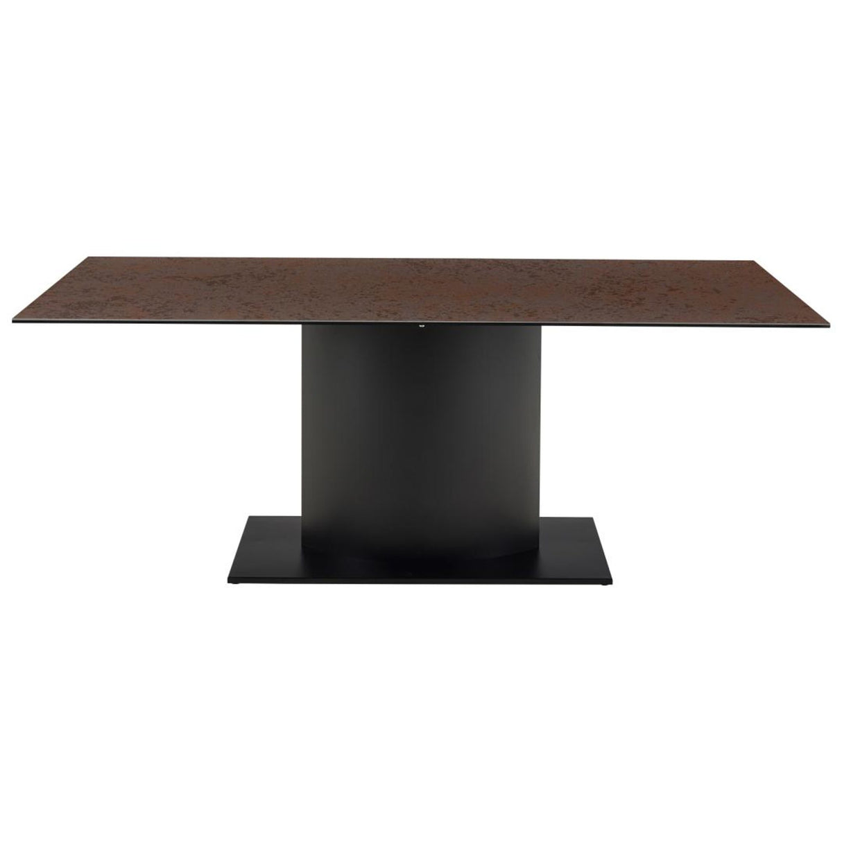 Murcia Matbord 200x100 cm Keramik Rostbrun