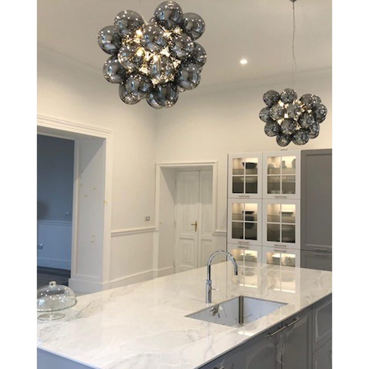 Gross Grande Taklampa Rökgrå