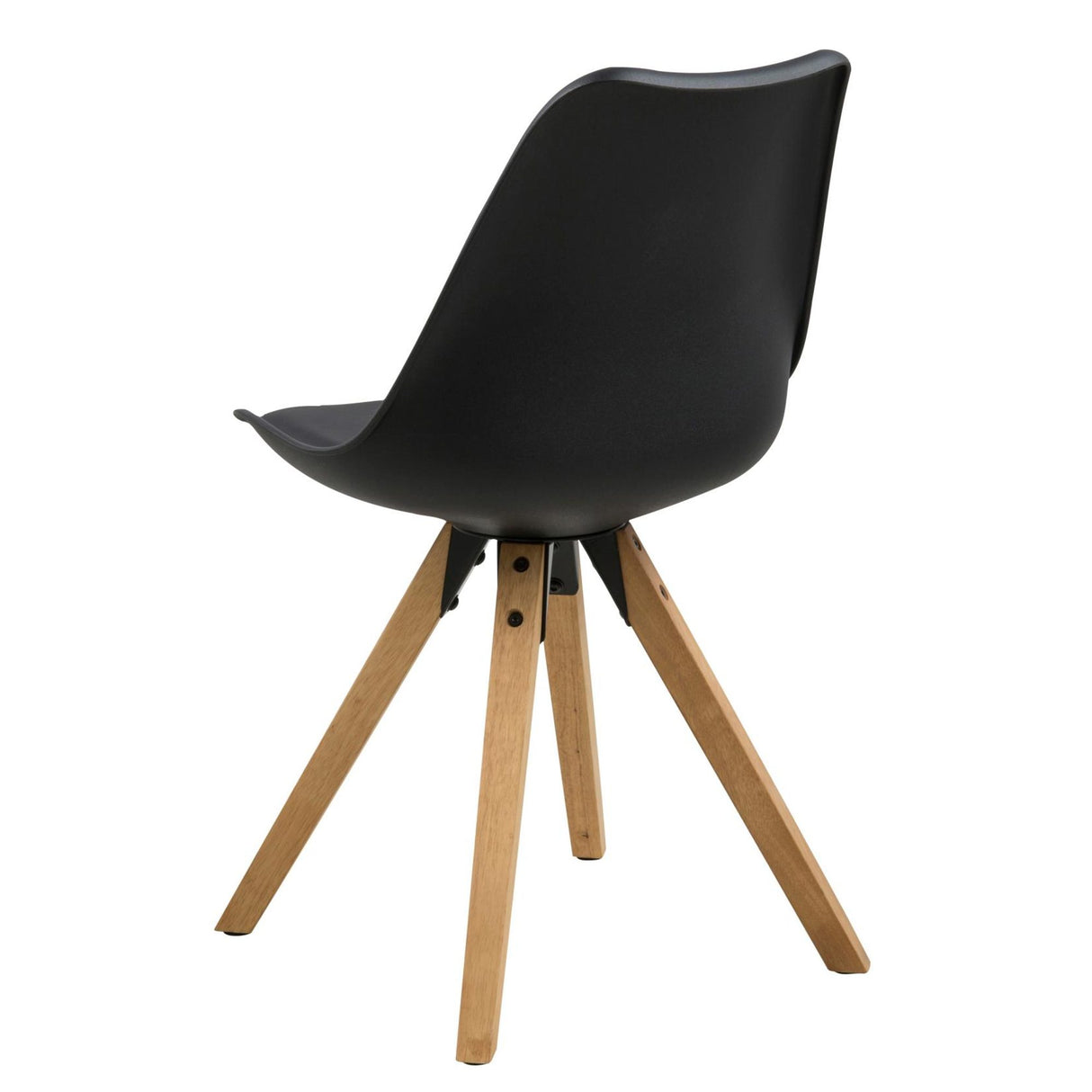 Sento Matstol PU BK Svart/Ek