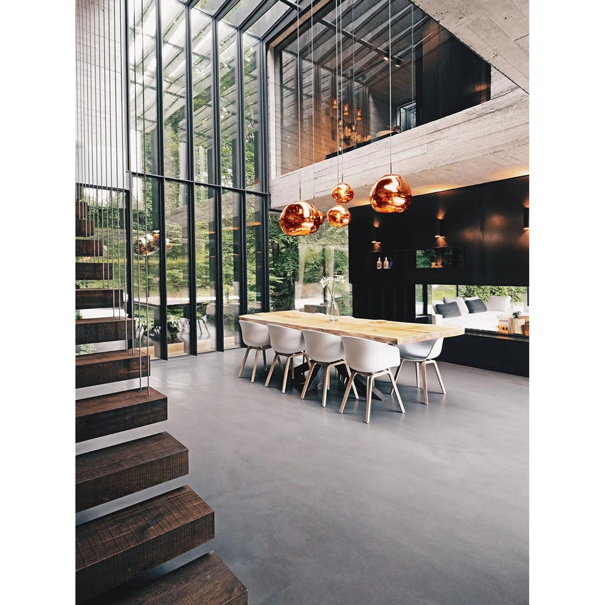 Melt Mini Pendellampa LED Copper
