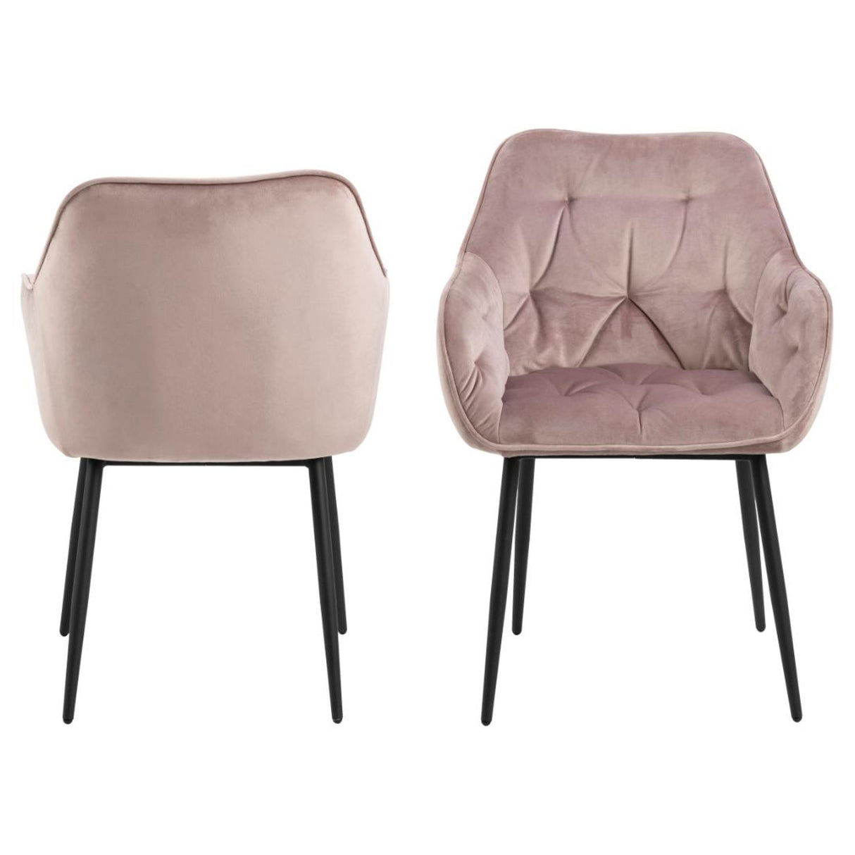 Toulon Karmstol Vic tyg Puderrosa