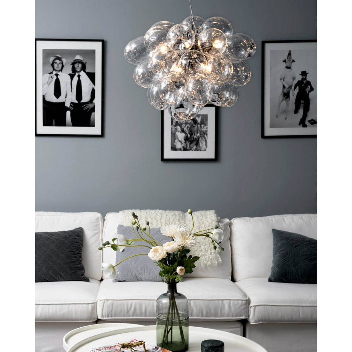 Gross 50 cm Taklampa Klarglas