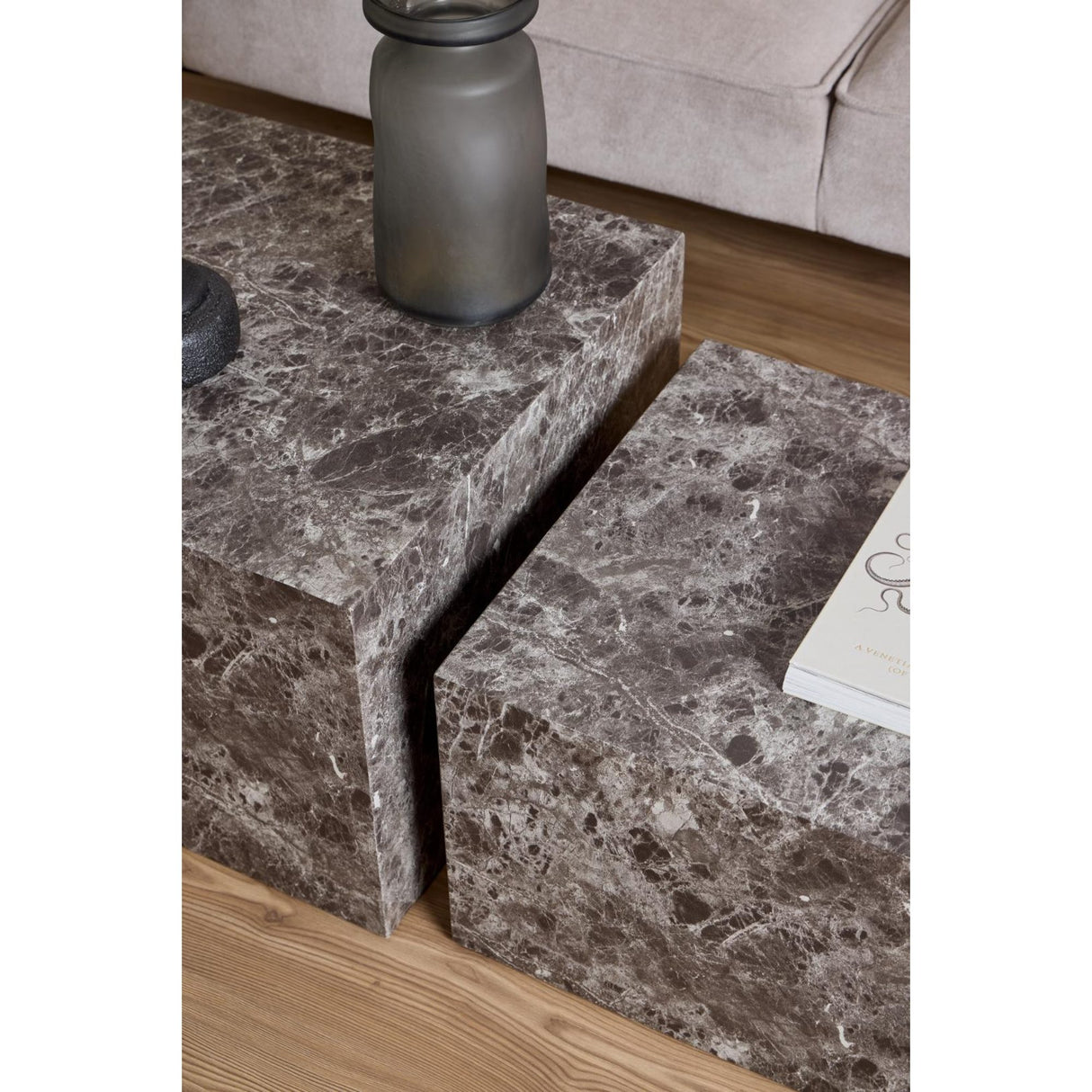 Dijon Satsbord 58x58 cm Ljusbrun