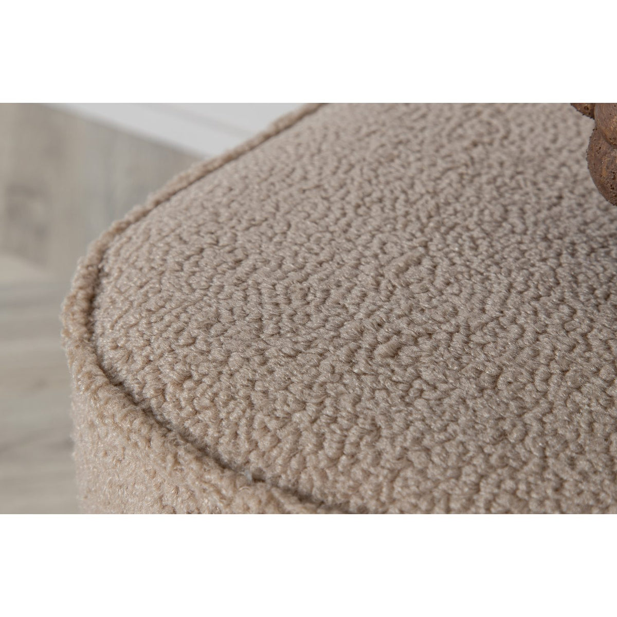 Piff Puff Beige, Polyester teddy