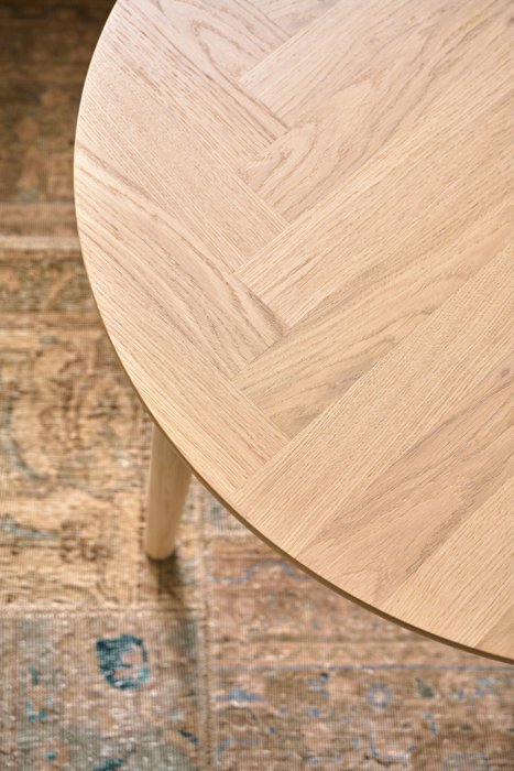 Aeris Soffbord Rund 90 cm Ljus Ek