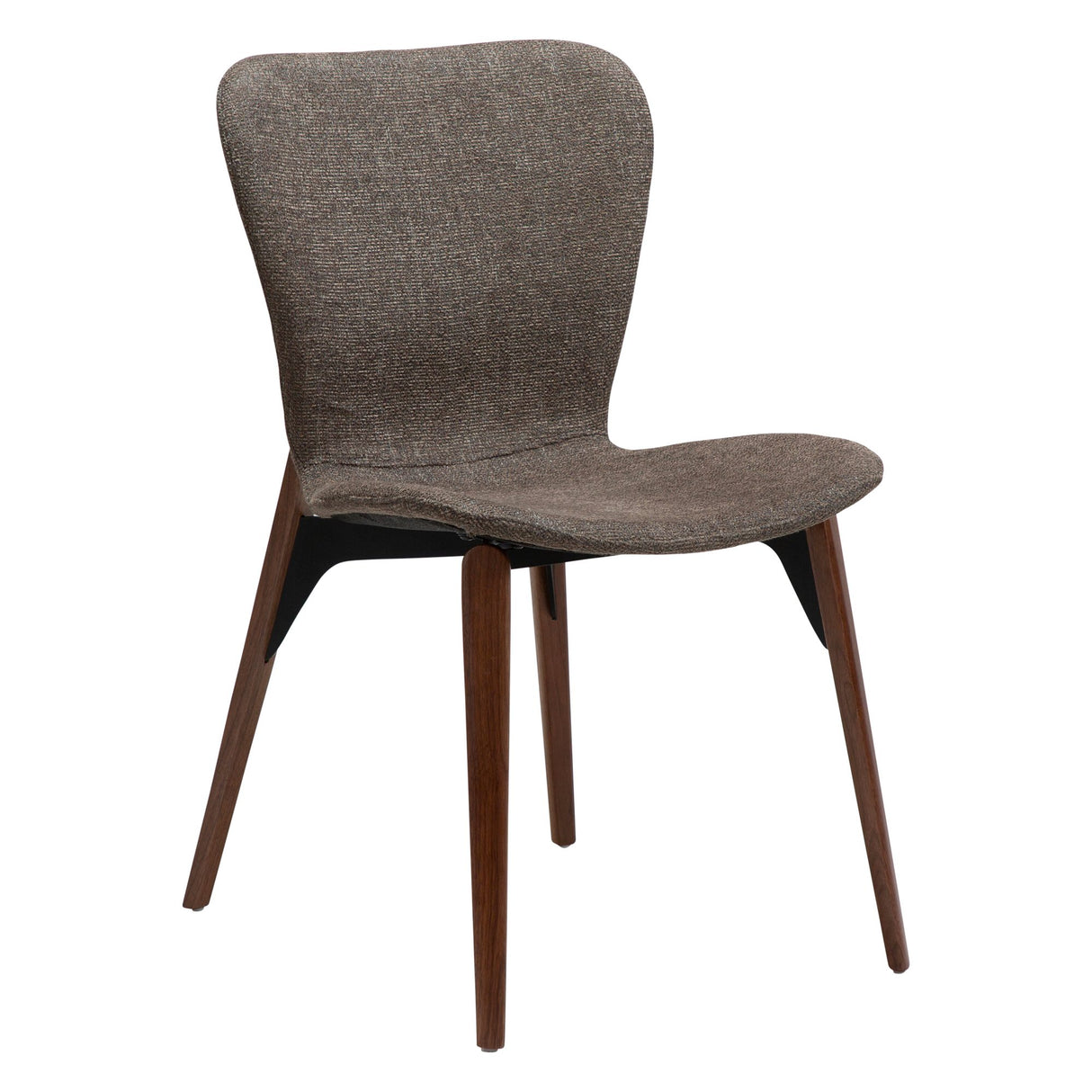 Paragon Stol Major Brown Bouclé, Walnut