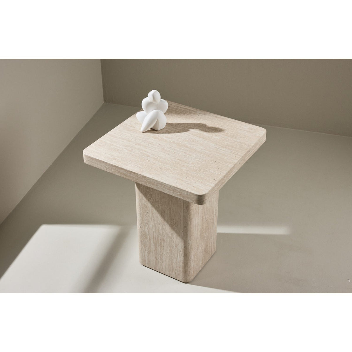 Qvart Soffbord Beige, 50x50x56