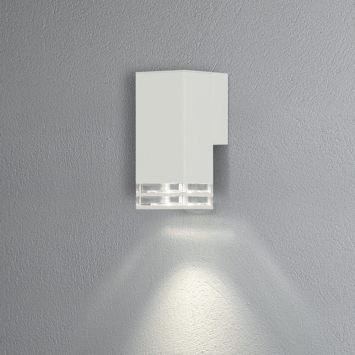Pollux GU10 Vägglampa Ute Vit, 19 cm